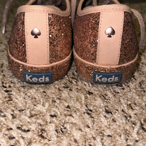 EUC Kate spade keds glitter shoes - Picture 5 of 7